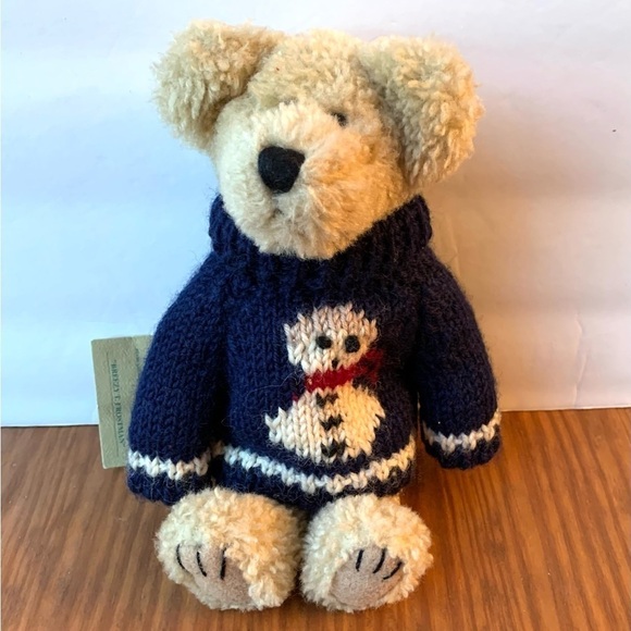 VTG Boyd's Bear BREEZY T. FROSTMAN adorable snowman sweater 8” Plush - Picture 1 of 4